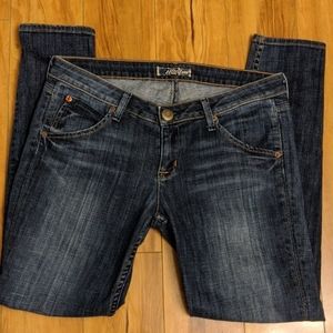 Hudson low rise skinny ankle jeans